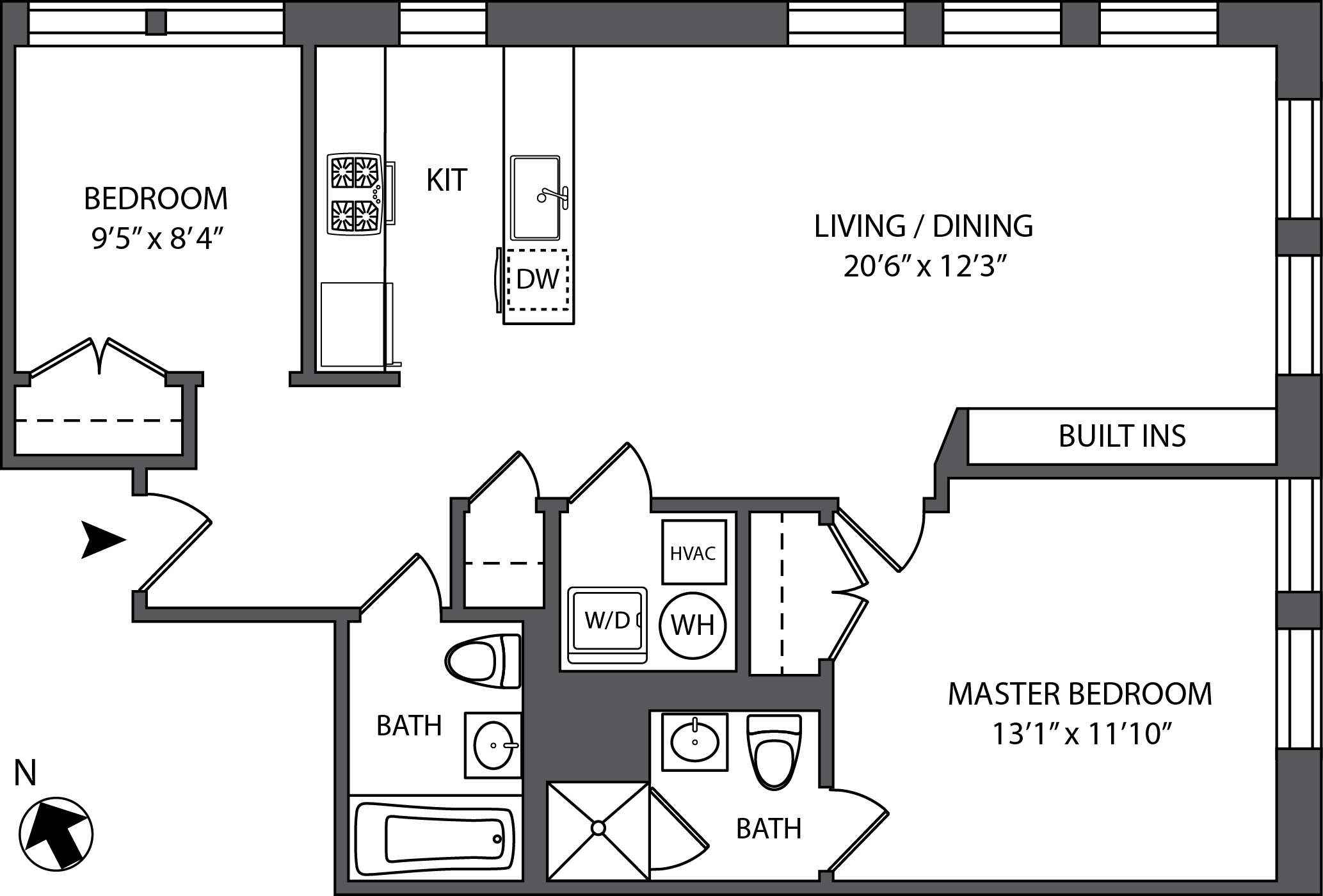 230 North 8th Street Unit: 3A