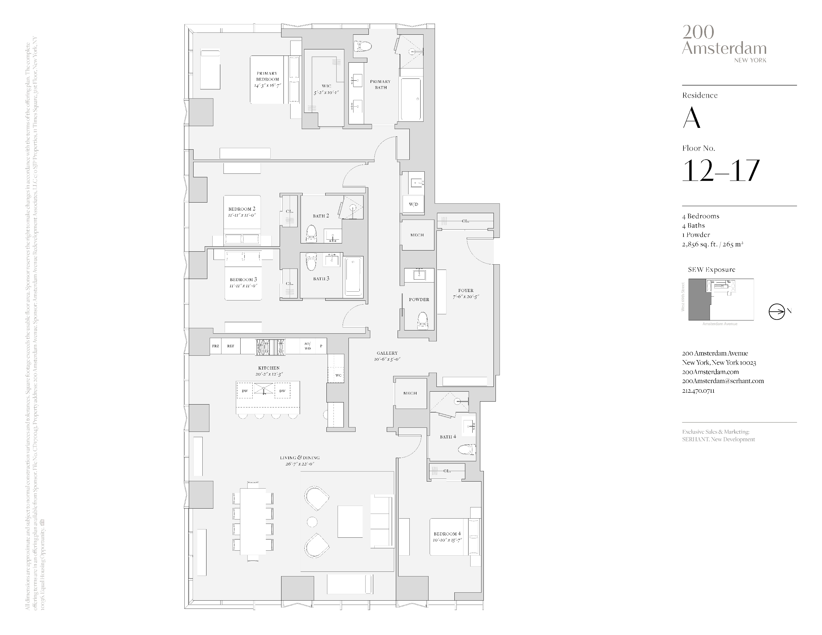200 Amsterdam Avenue Unit: 16A