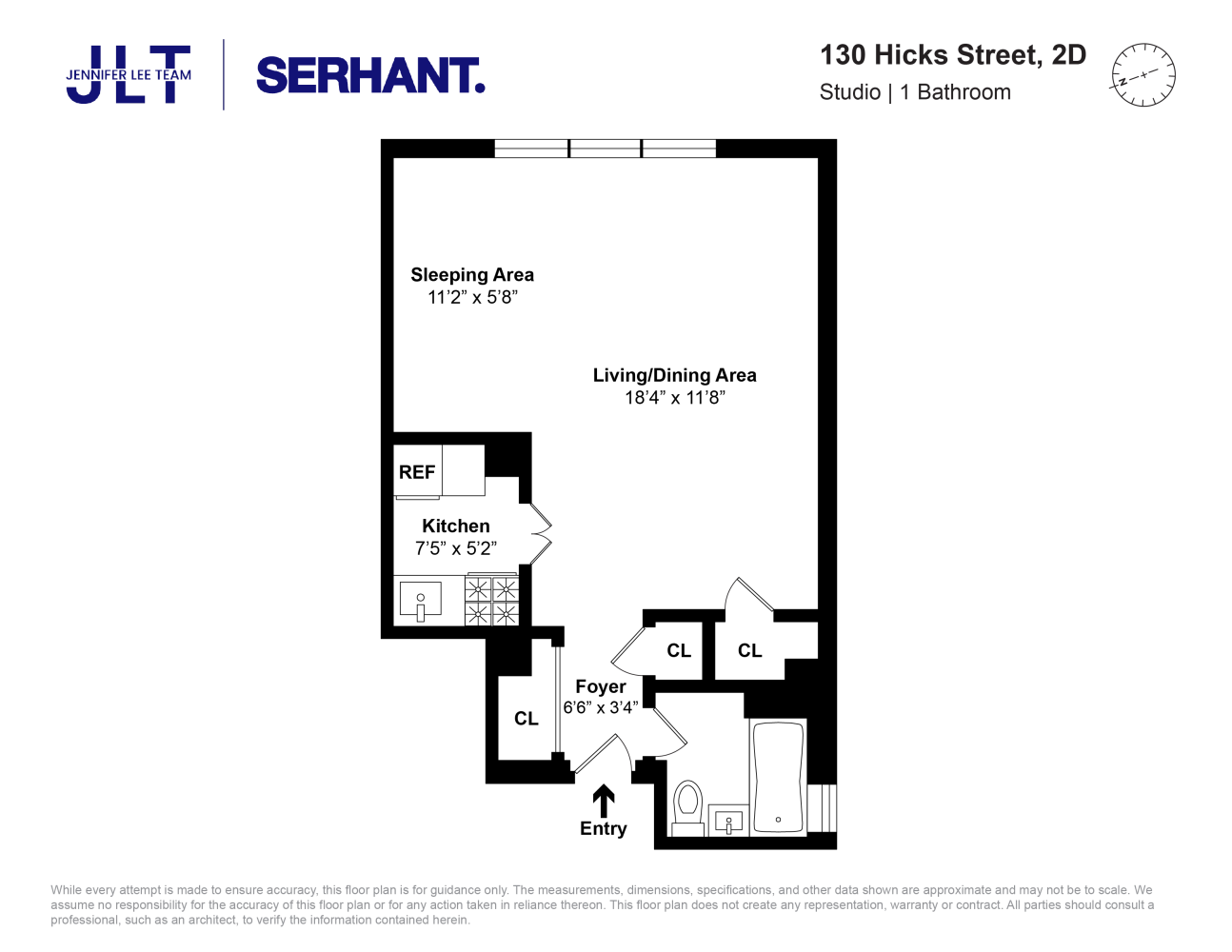 130 Hicks Street Unit: 2D