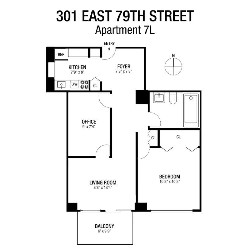 301 E 79TH Street Unit: 7L
