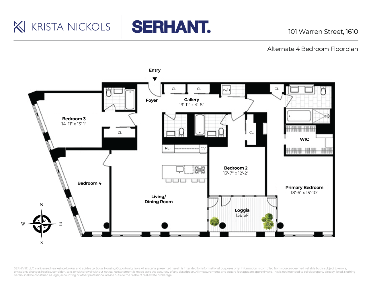 101 Warren Street Unit: 1610