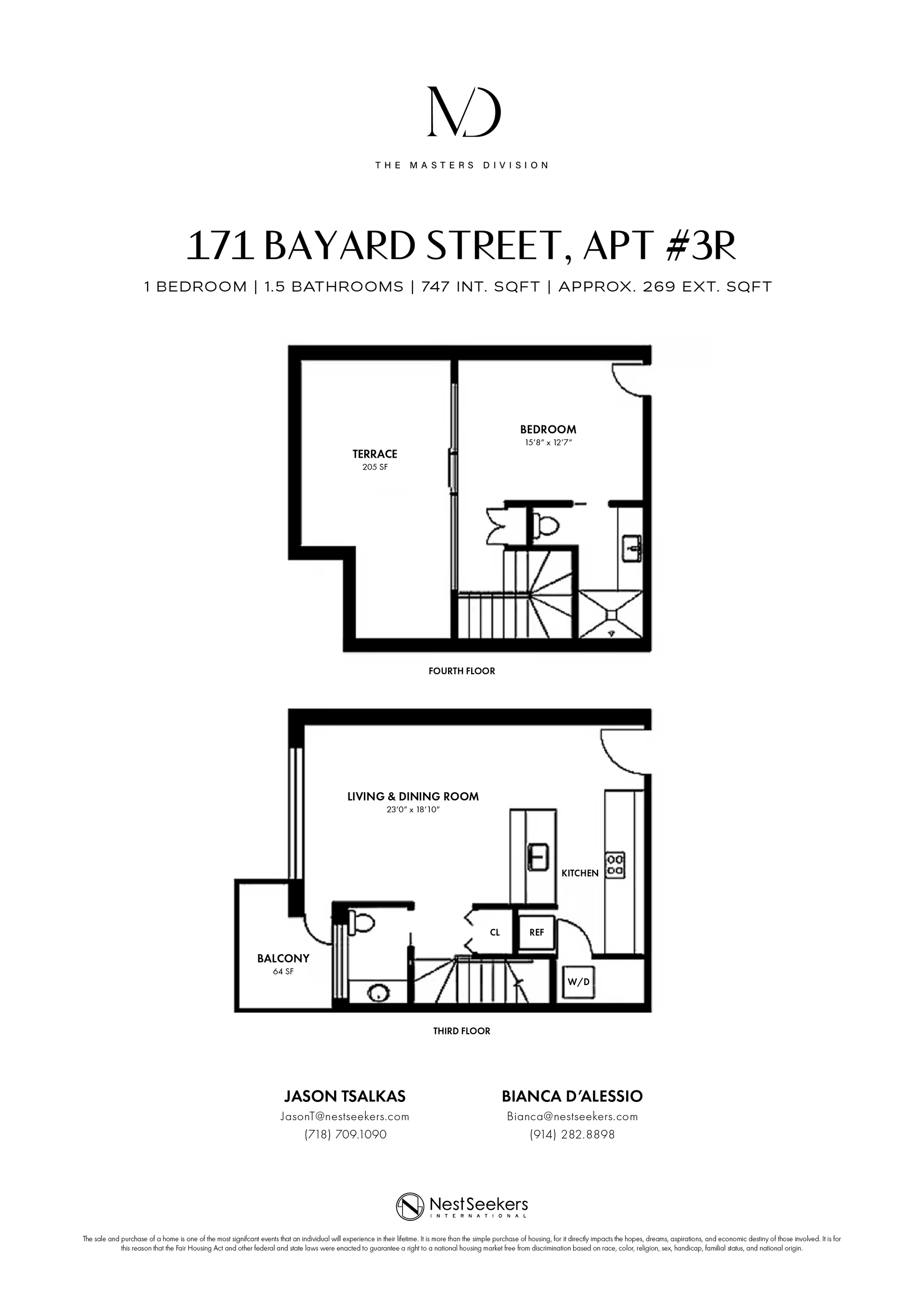 171 Bayard Street Unit: 3-R