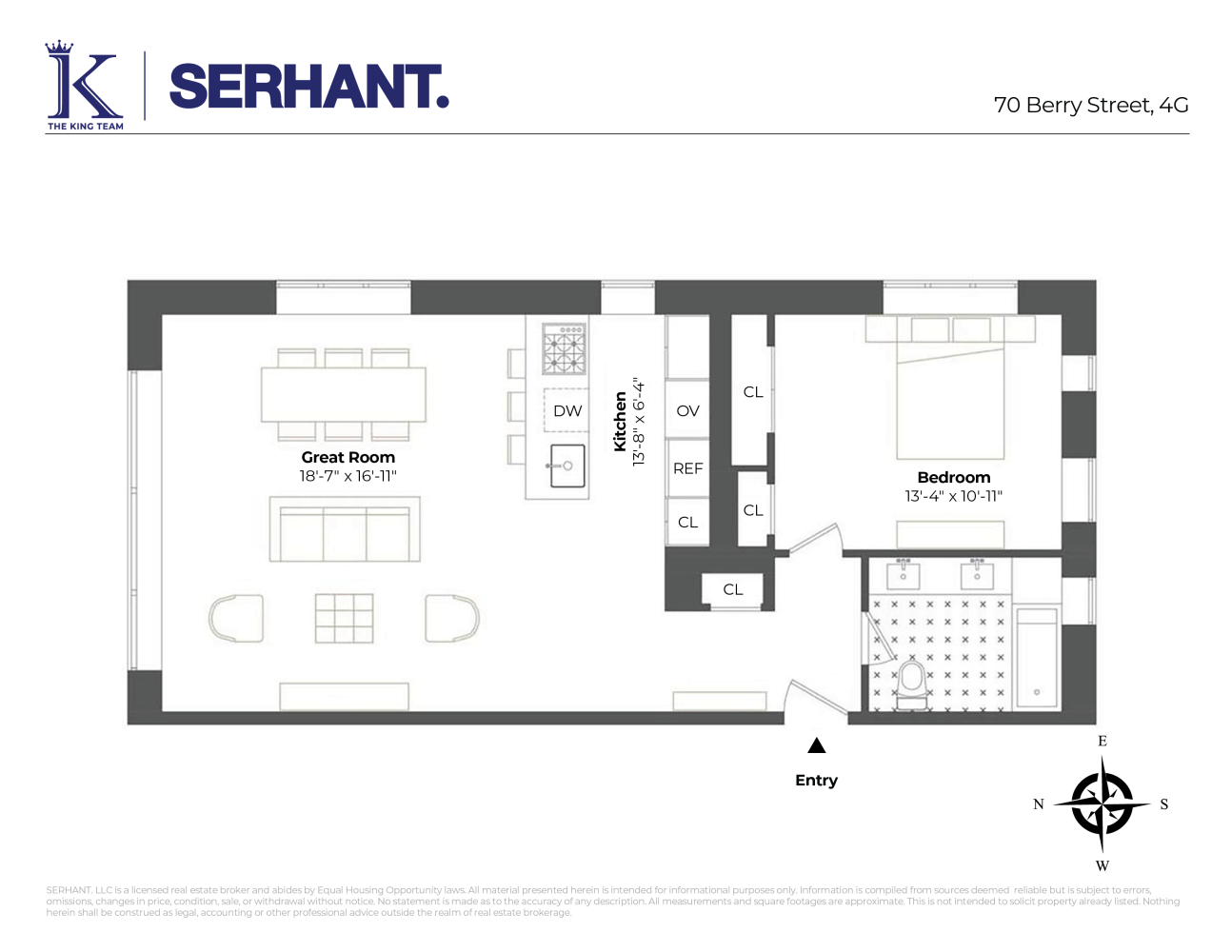 70 BERRY Street Unit: 4G