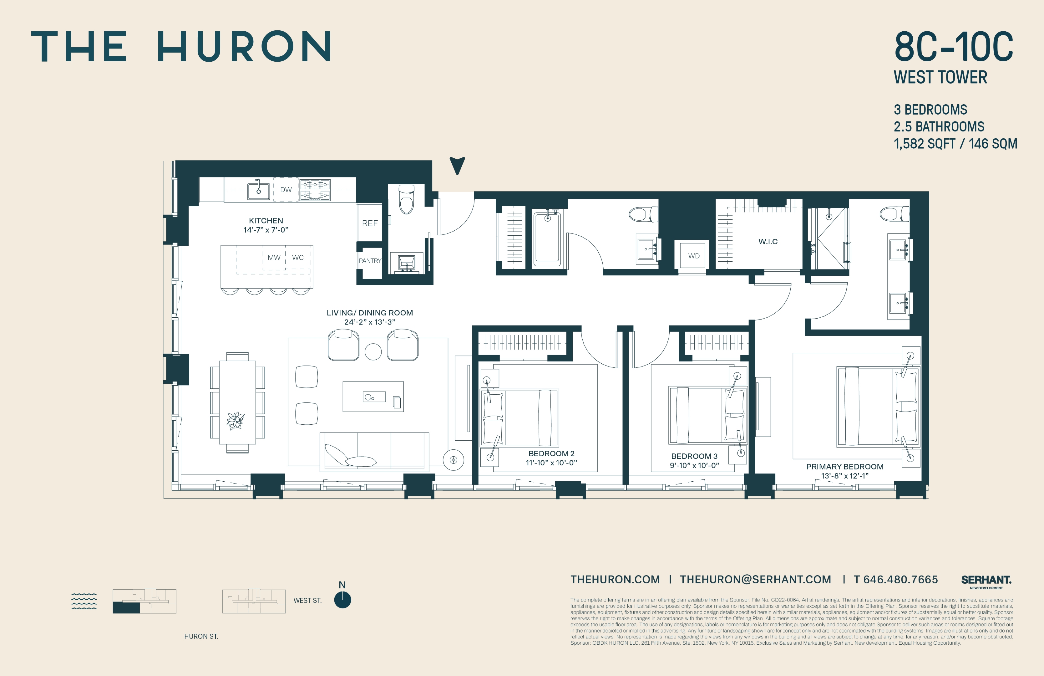 29 Huron Street Unit: 8C-W