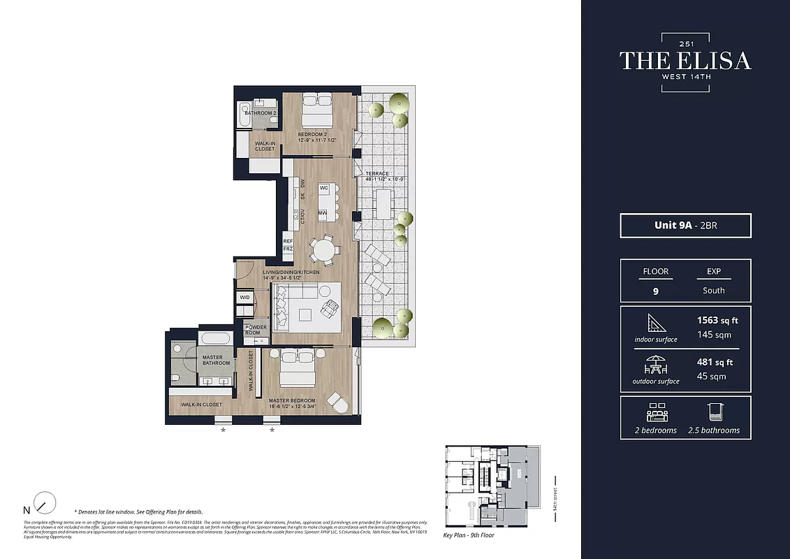 251 West 14th Street Unit: 9A