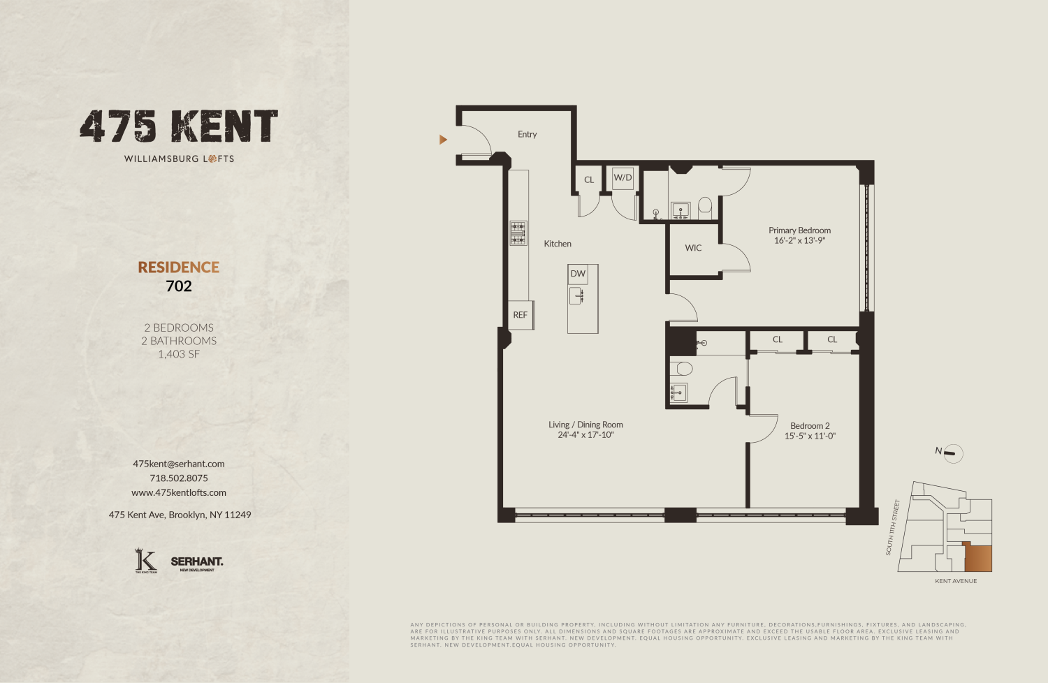 475 Kent Avenue Unit: 702