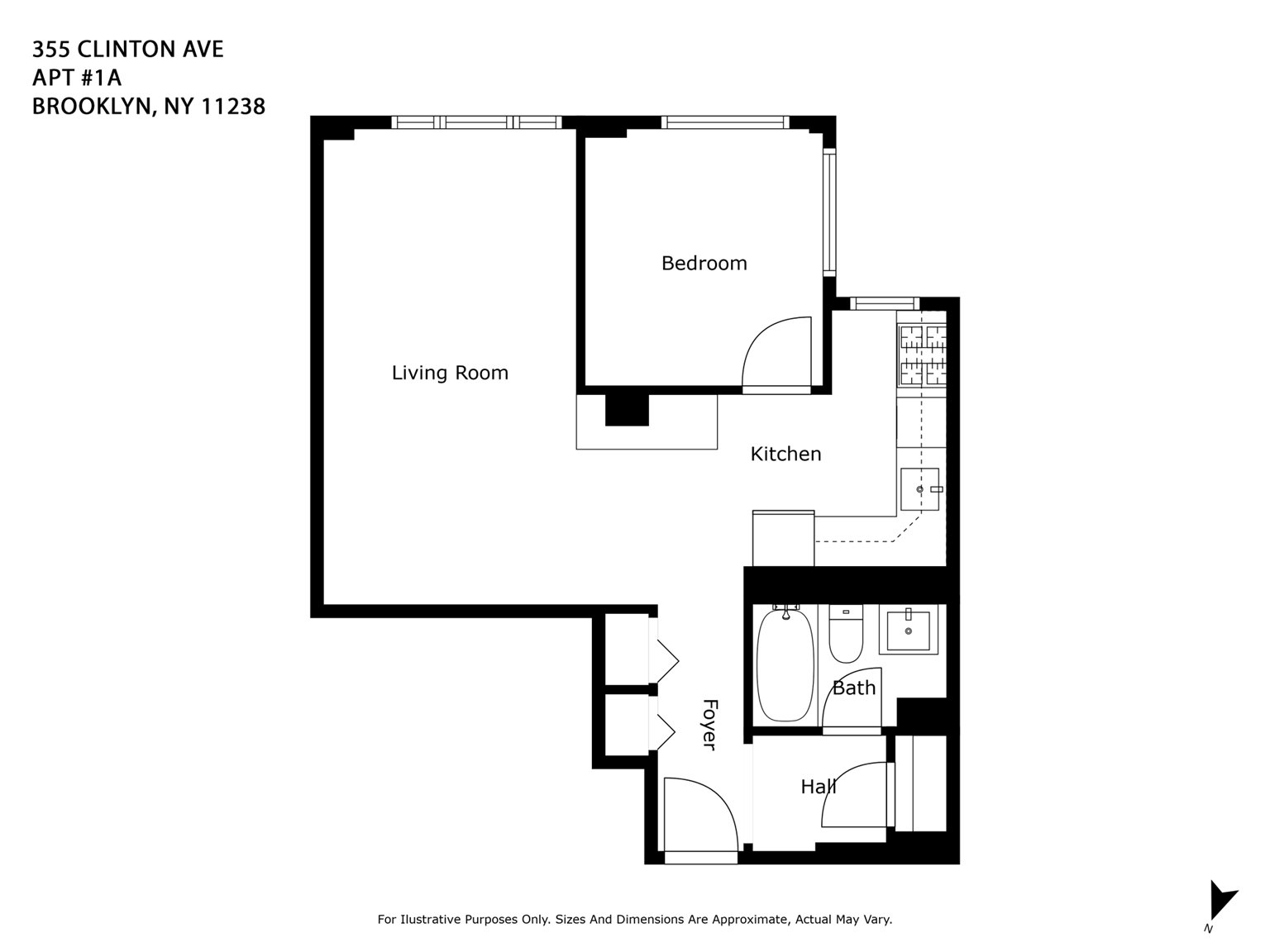 355 Clinton Avenue Unit: 1A