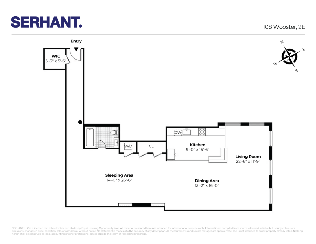 108 Wooster Street Unit: 2E