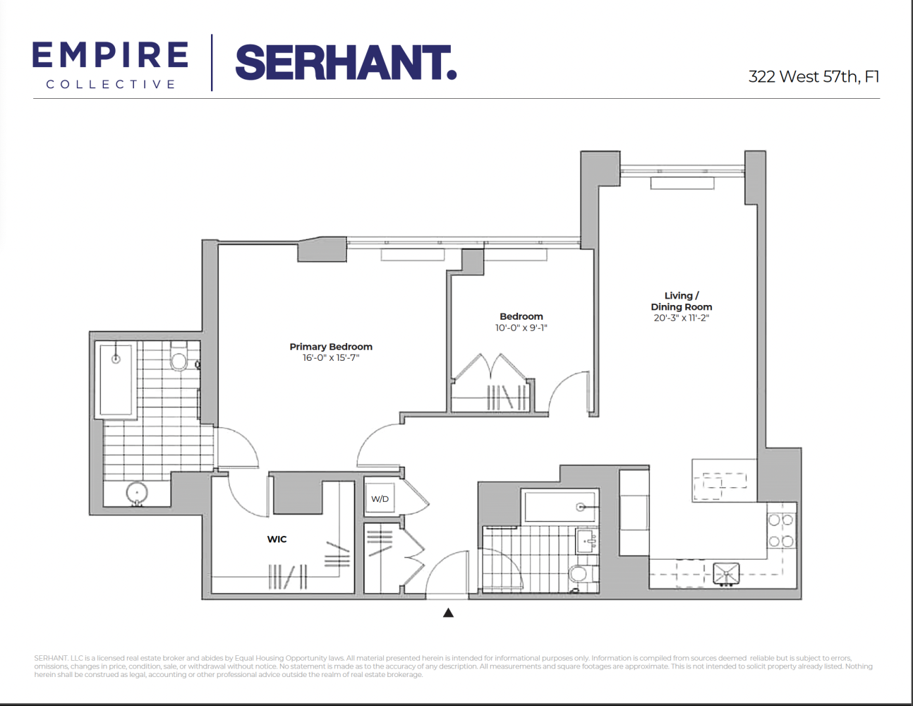 322 West 57th Street Unit: 26F