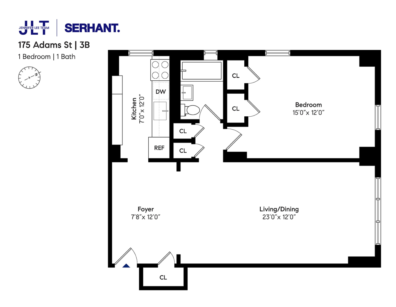 175 Adams Street Unit: 3B