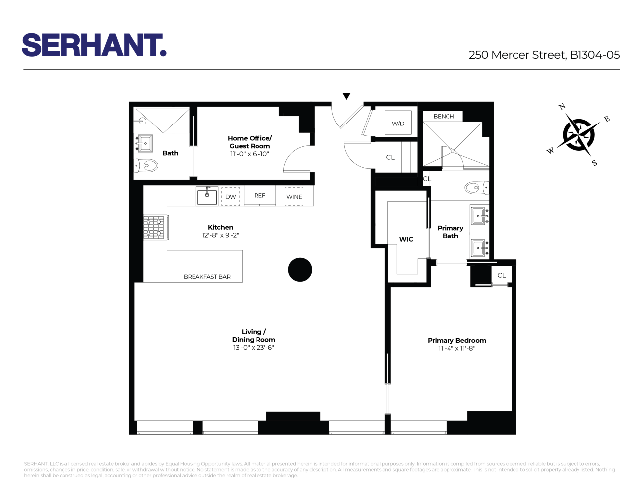 250 Mercer Street Unit: B1304/05
