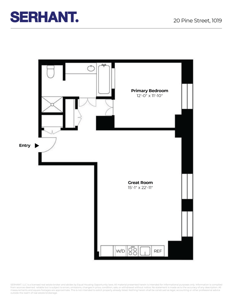 20 Pine Street Unit: 1019