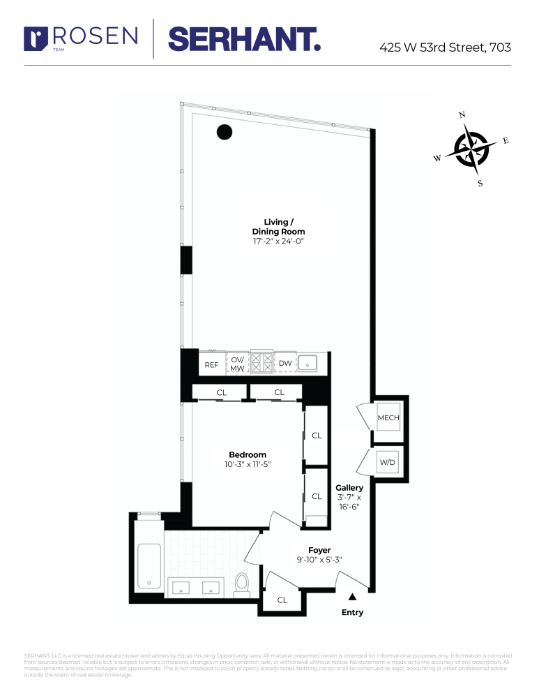 425 West 53rd Street Unit: 703