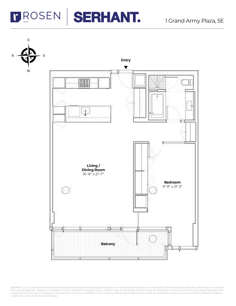 1 Grand Army Plaza Unit: 5E
