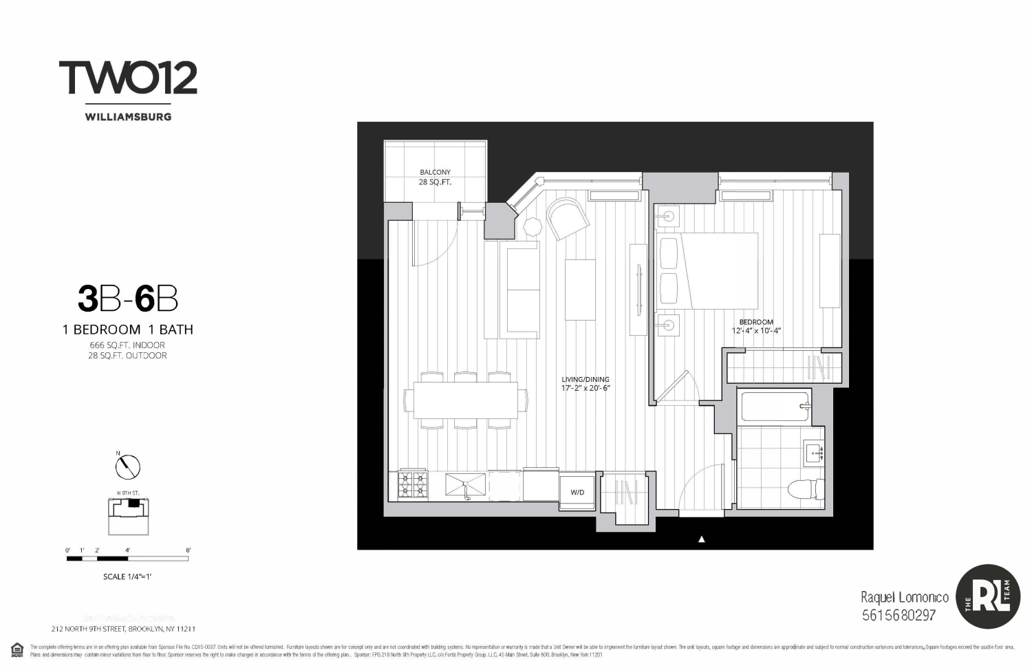 212 North 9th Street Unit: 4B