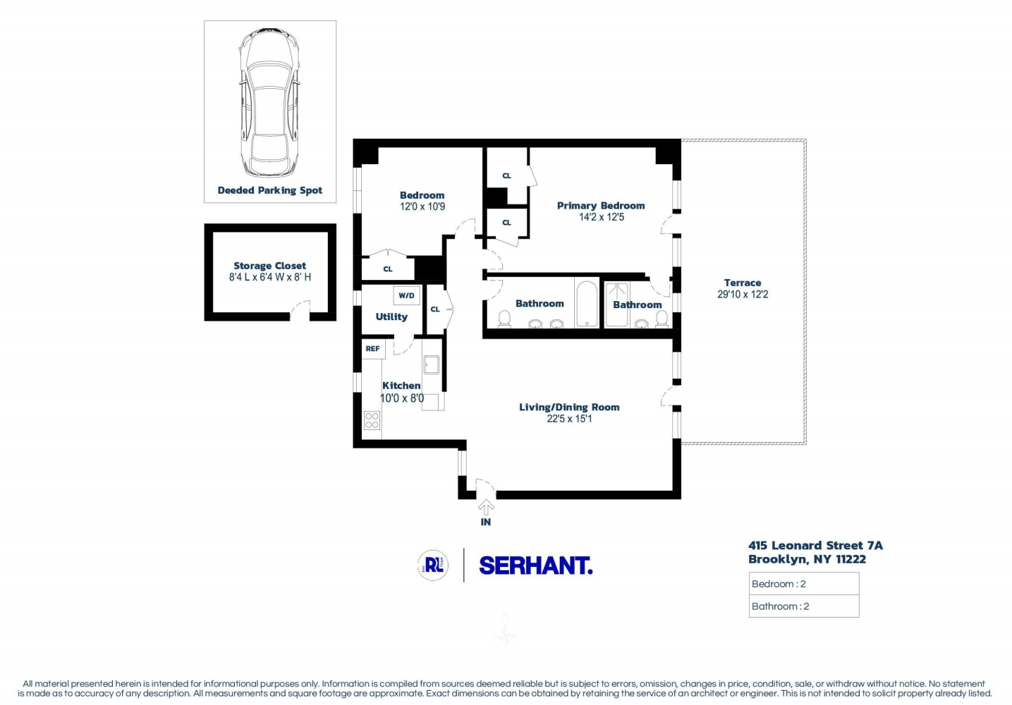 415 Leonard Street Unit: 7A