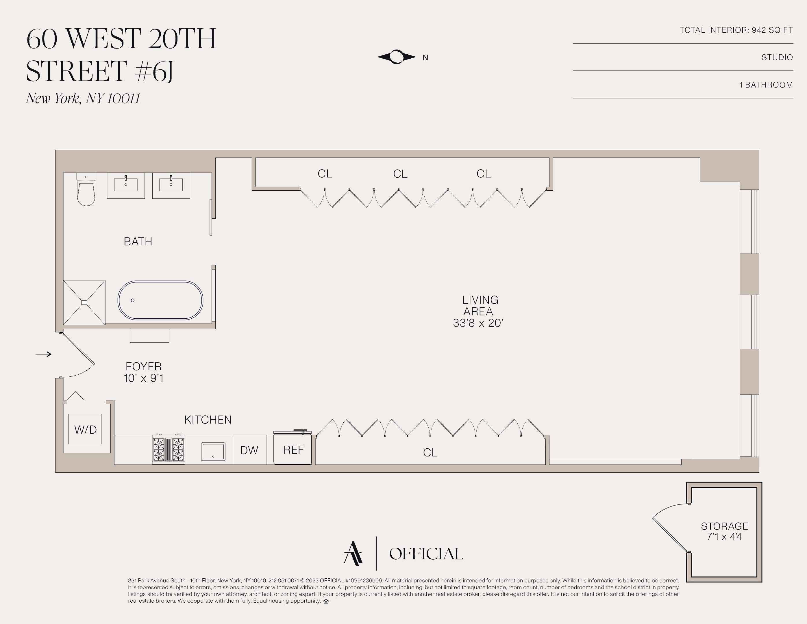 60 W 20th Street 6J