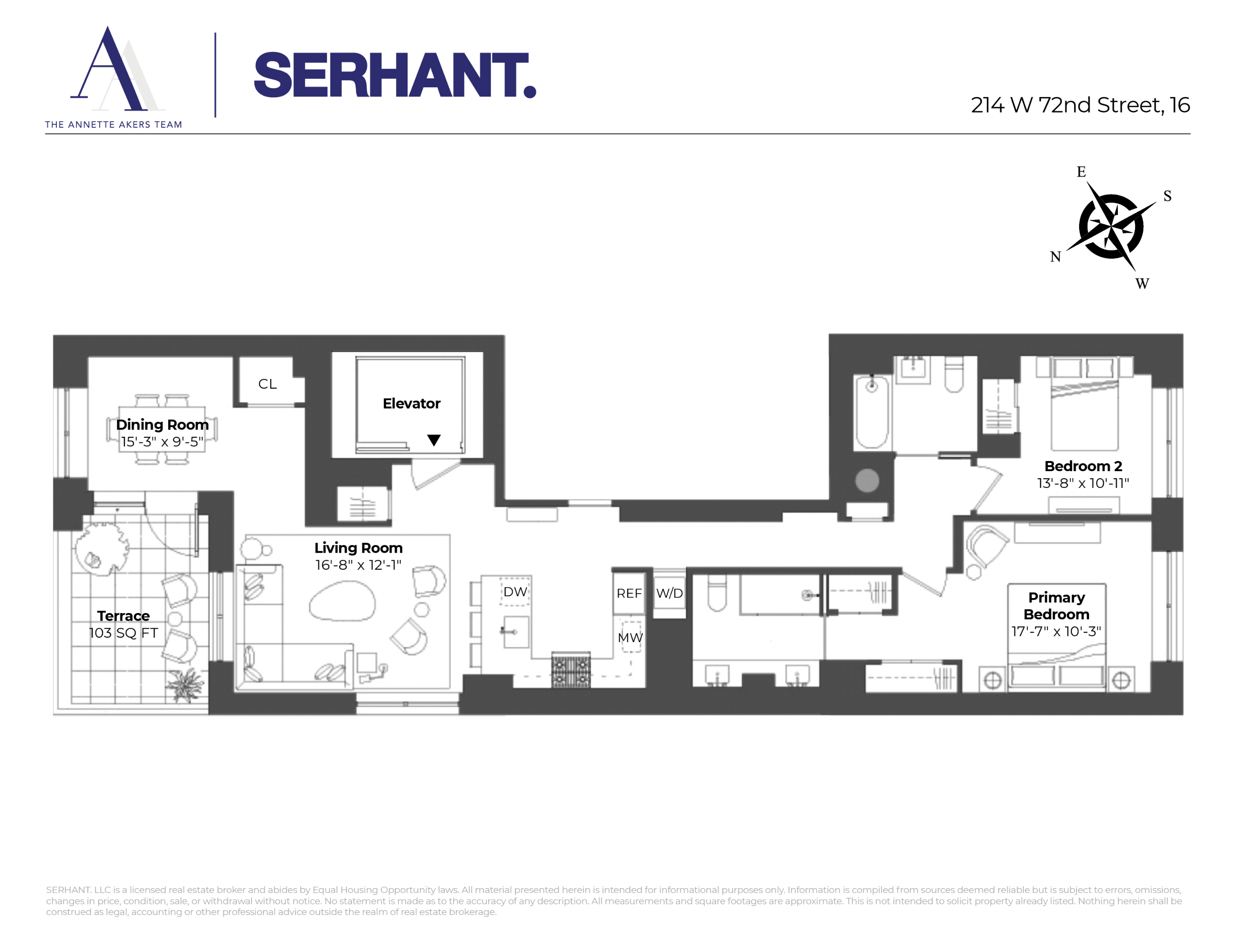 214 W 72ND Street Unit: 16