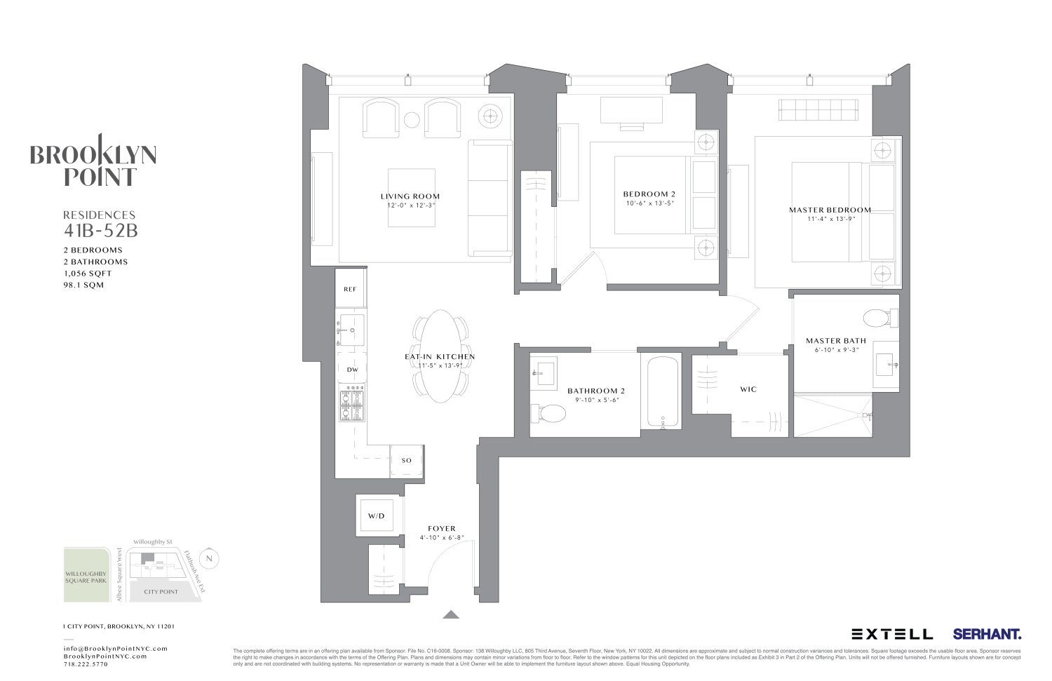 1 CITY Point Unit: 48B