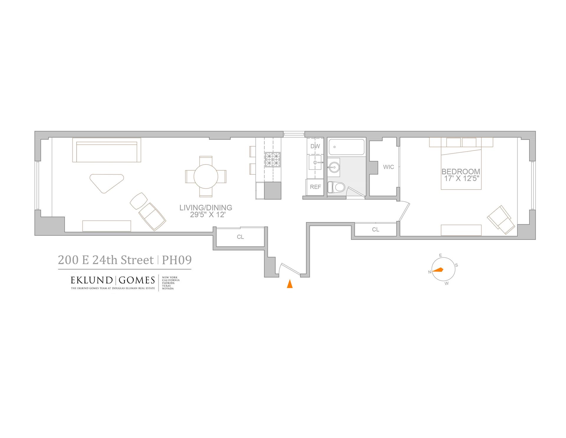 200 E 24TH Street Unit: 1909