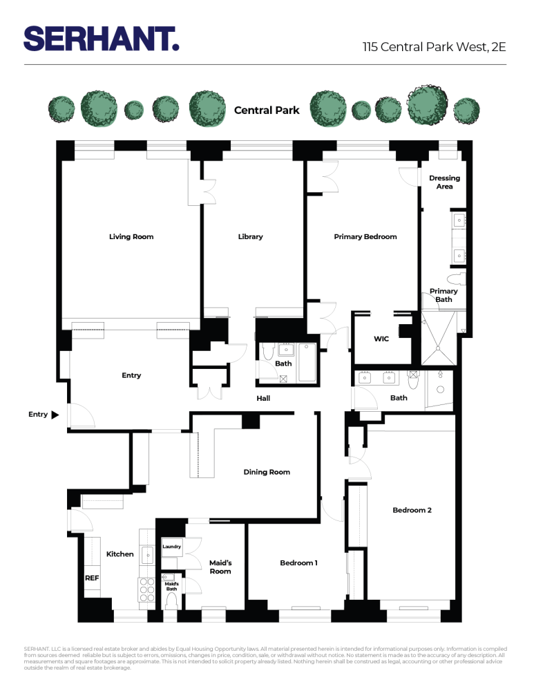 115 Central Park West Unit: 2E