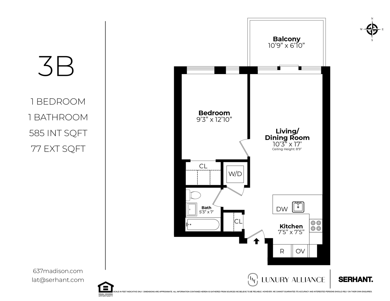 637 Madison Street Unit: 3B