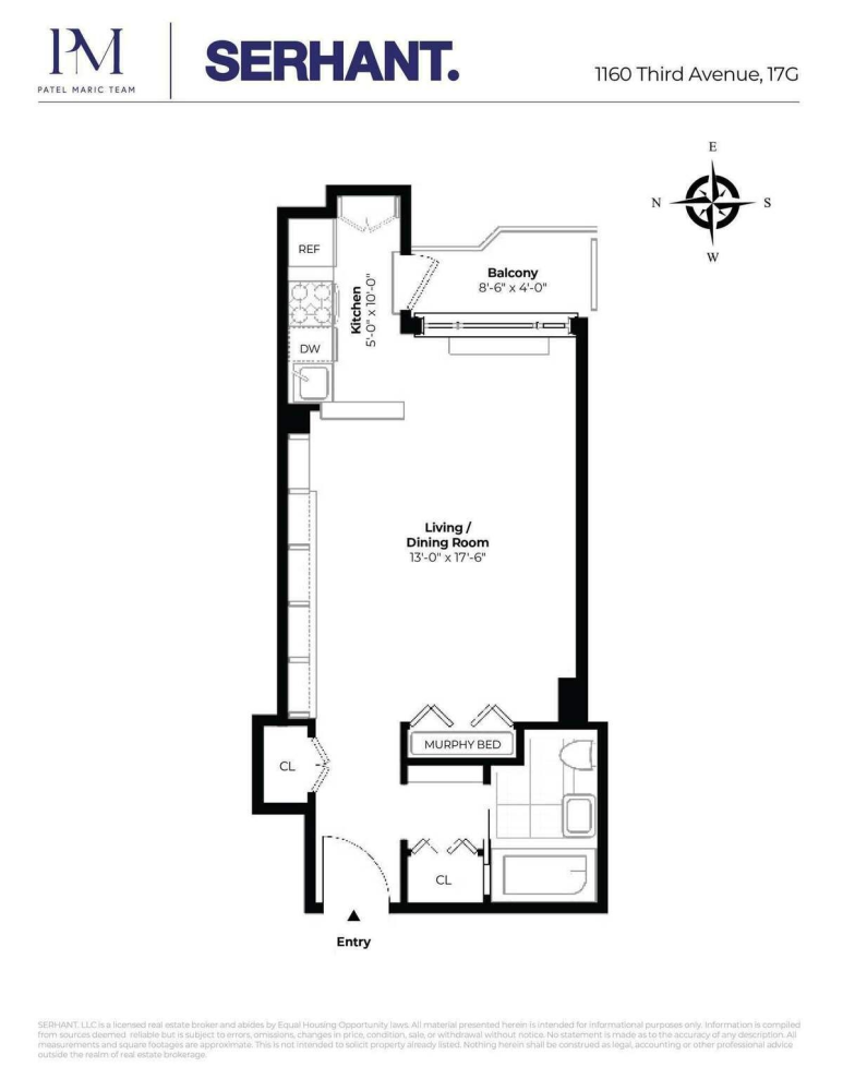 1160 Third Avenue Unit: 17G