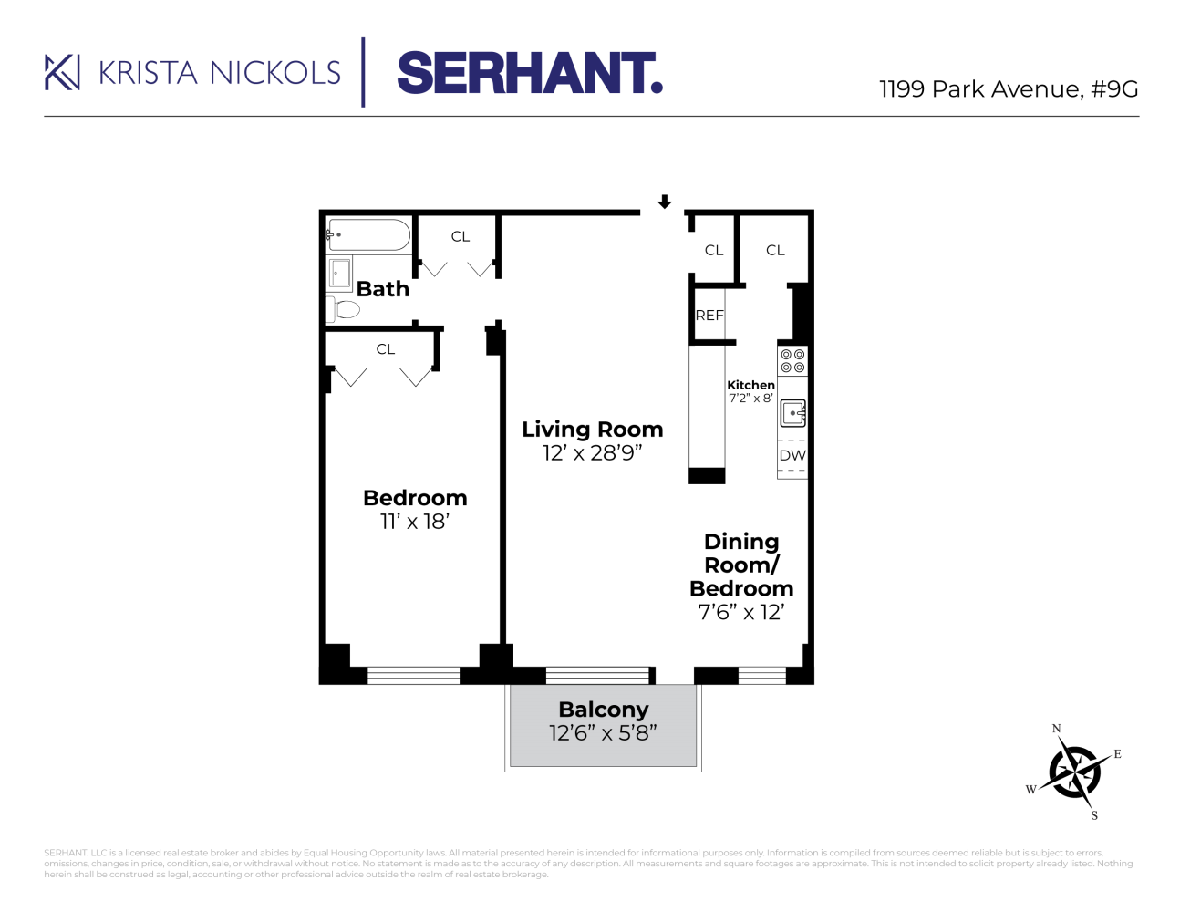 1199 Park Avenue 9G