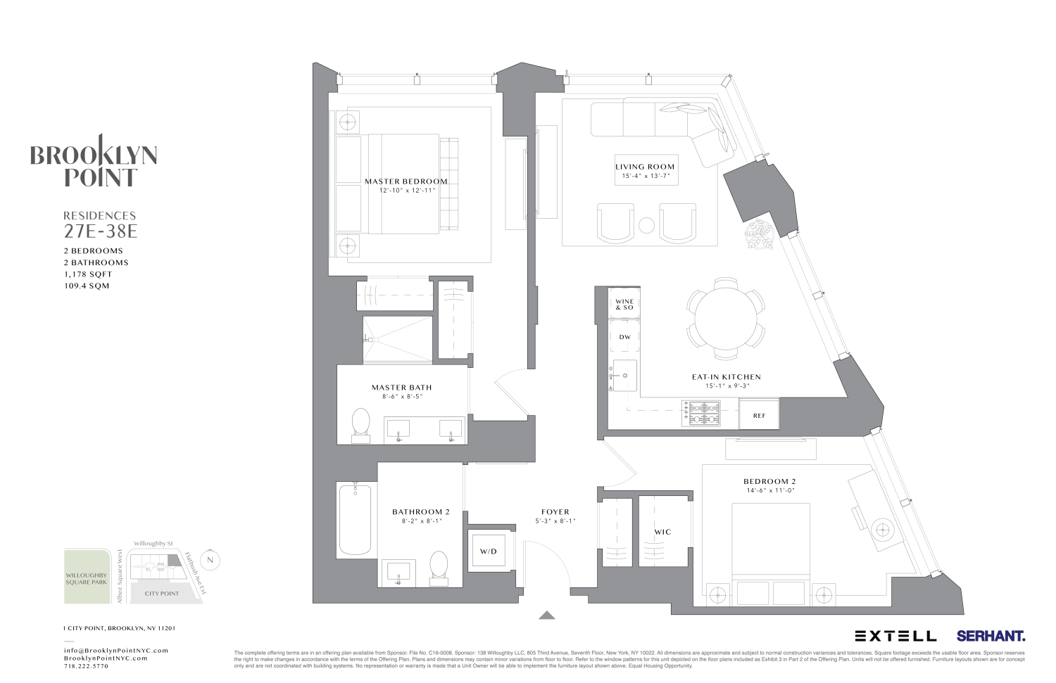 1 City Point 38E