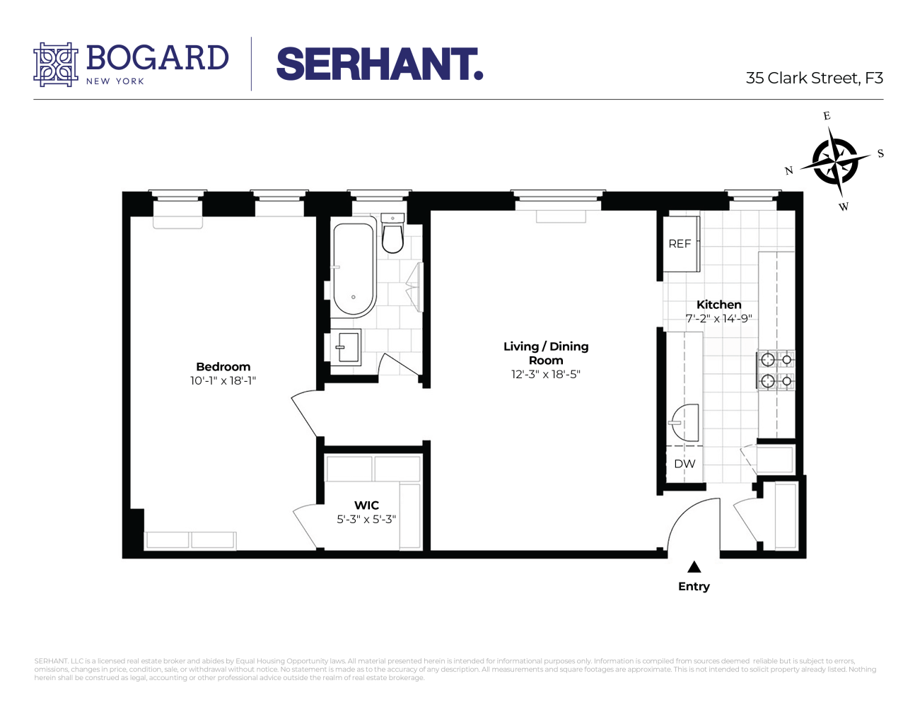 35 Clark Street Unit: F3