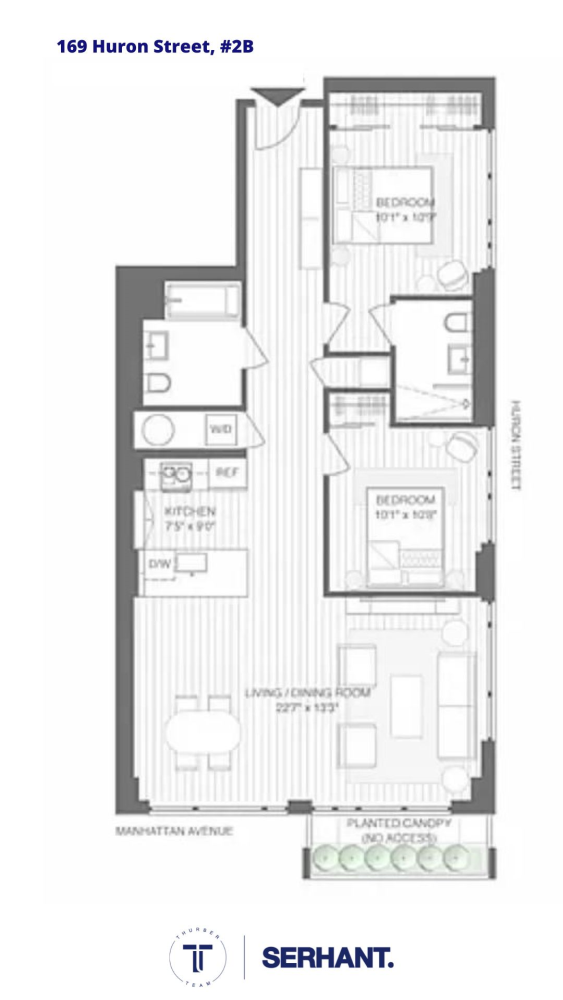 169 Huron Street 2B