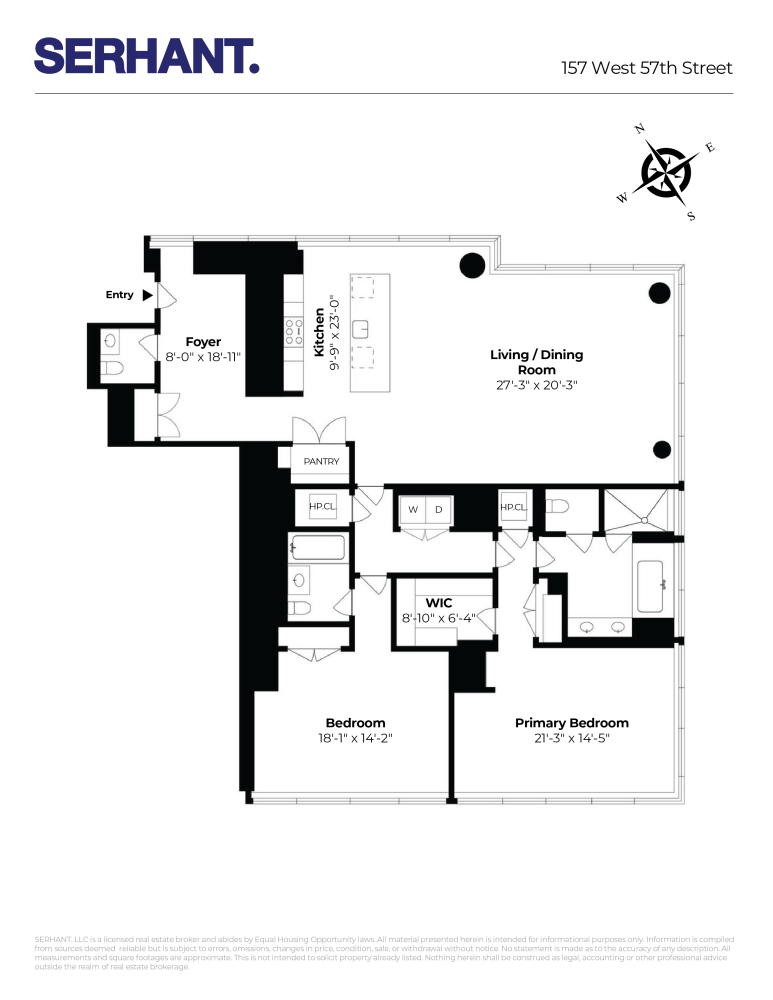 157 West 57th Street Unit: 40F
