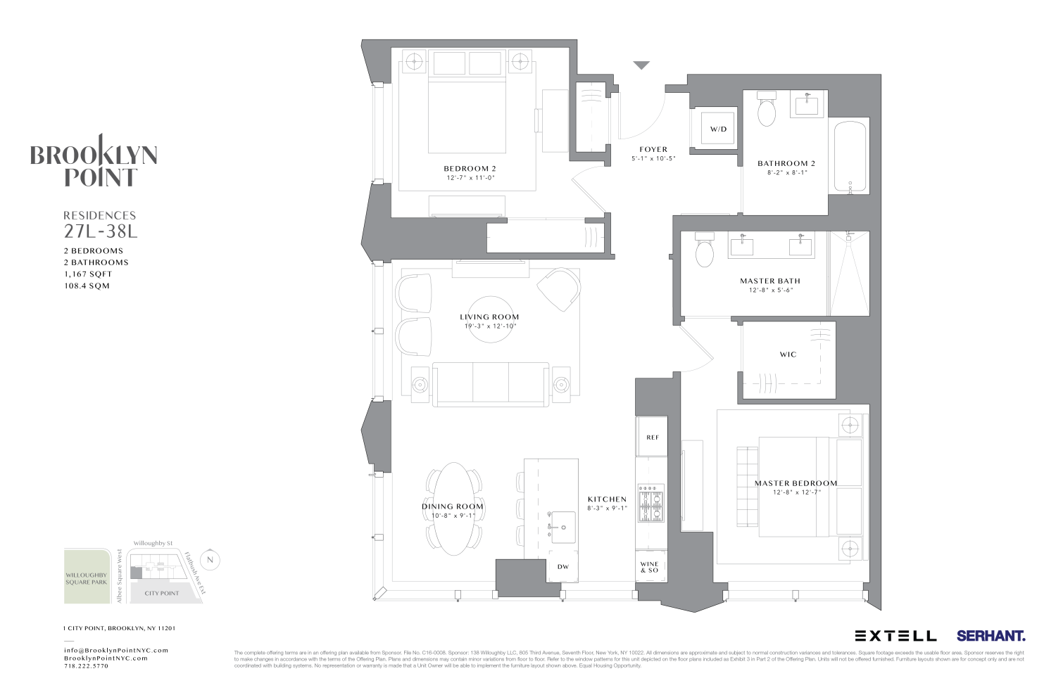 1 City Point 37L