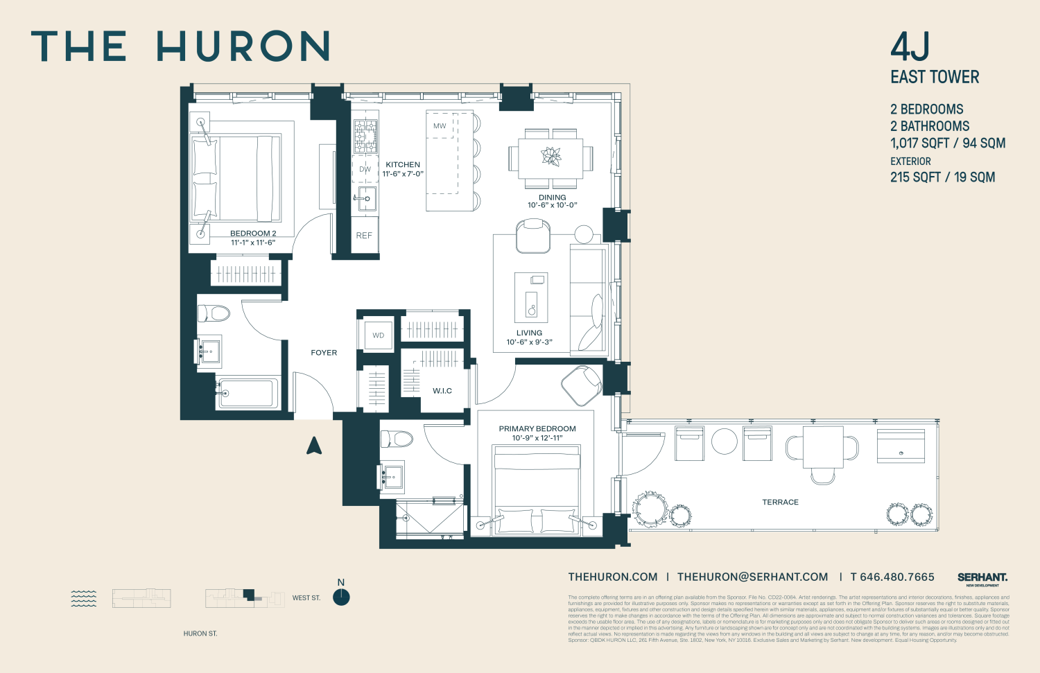 29 Huron Street Unit: 4J-E