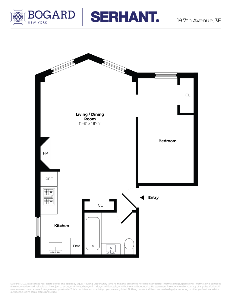 19 Seventh Avenue Unit: 3F