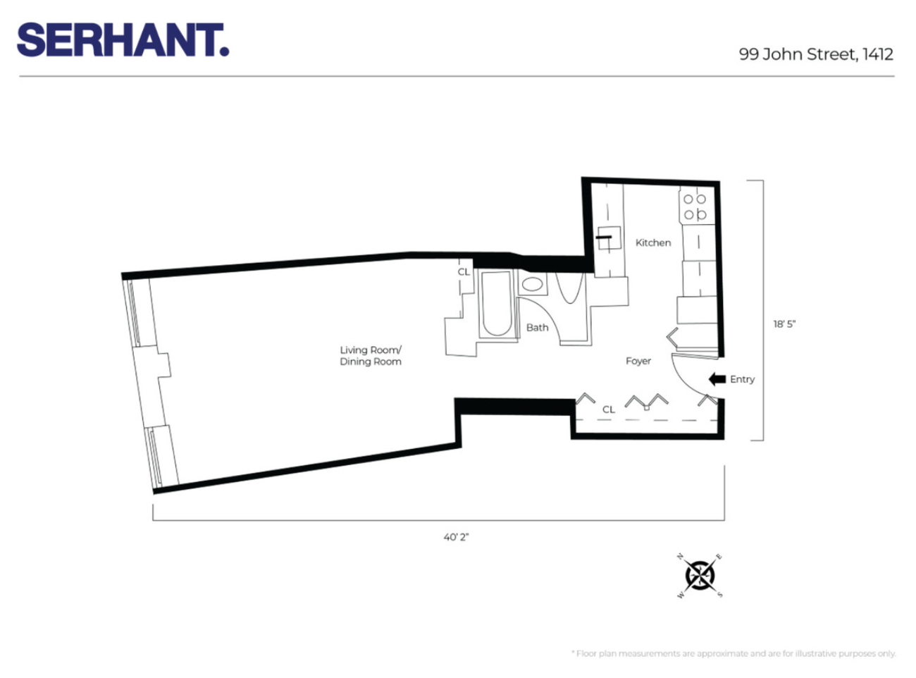 99 John Street Unit: 1412