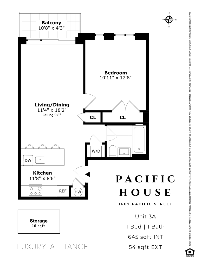 1607 Pacific Street Unit: 3A