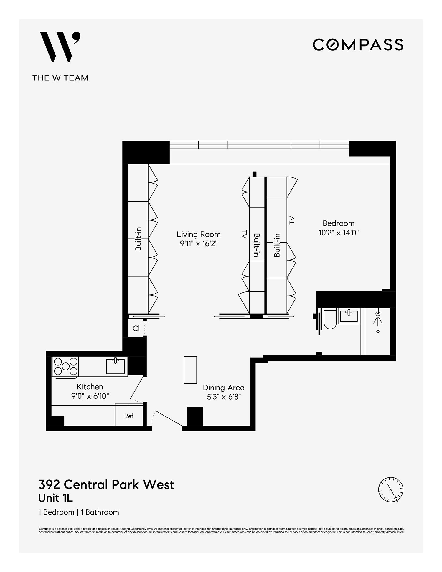 392 Central Park W 1L