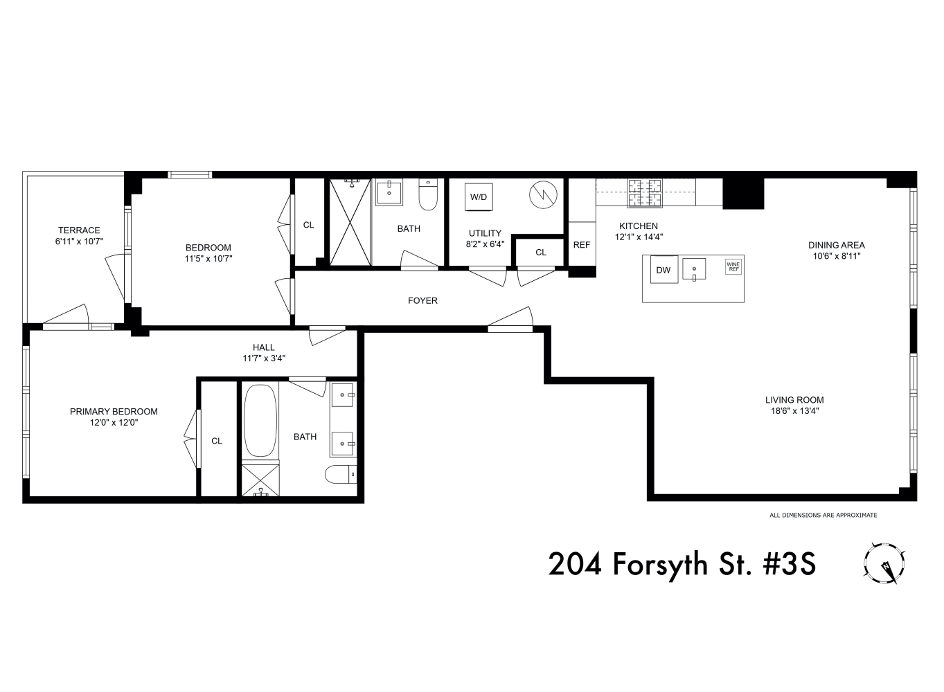 204 Forsyth Street 3S