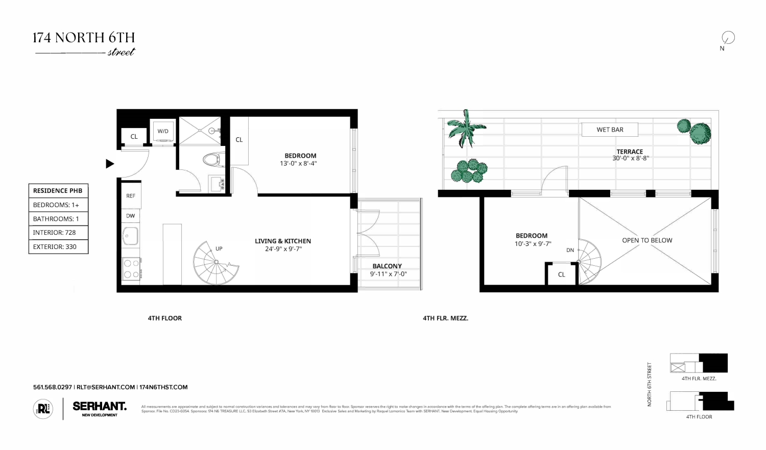 174 North 6th Street Unit: PHB