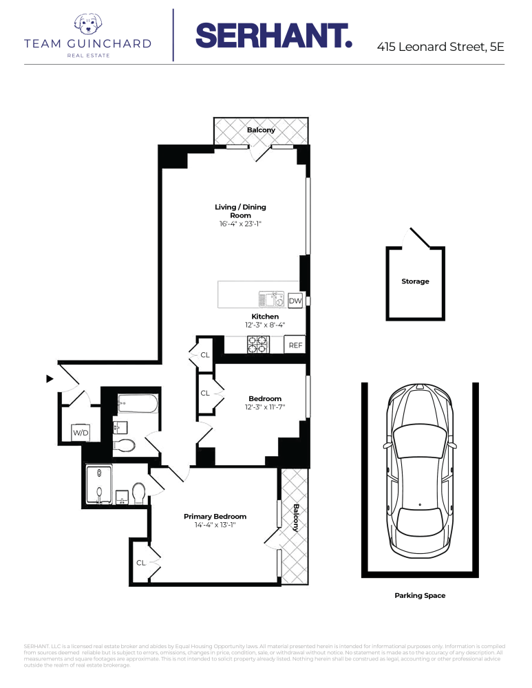 415 Leonard Street 5E