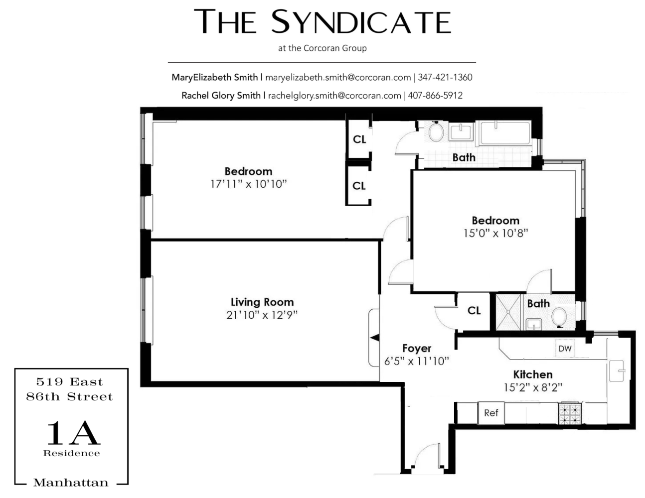 519 East 86th Street 1A