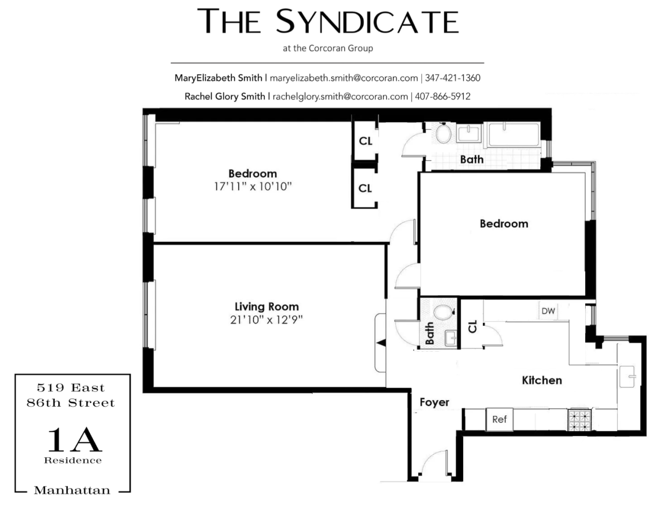 519 East 86th Street 1A