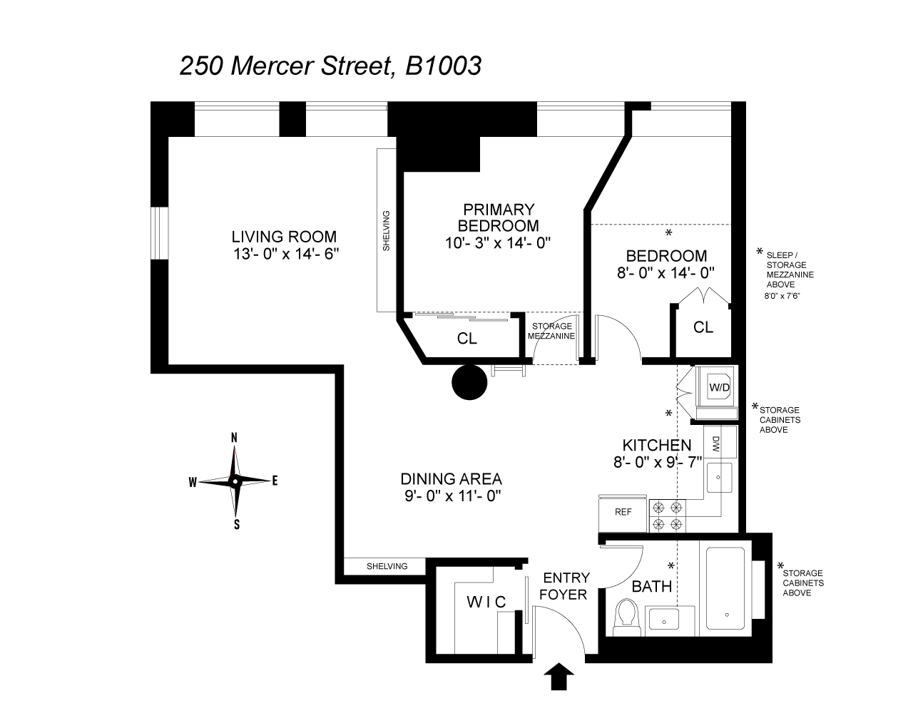 250 MERCER Street B1003