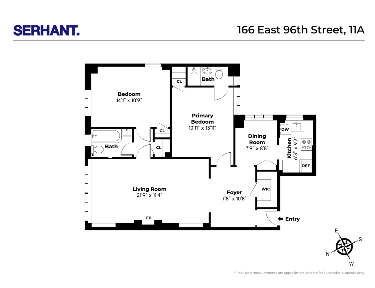 166 E 96th Street 11A