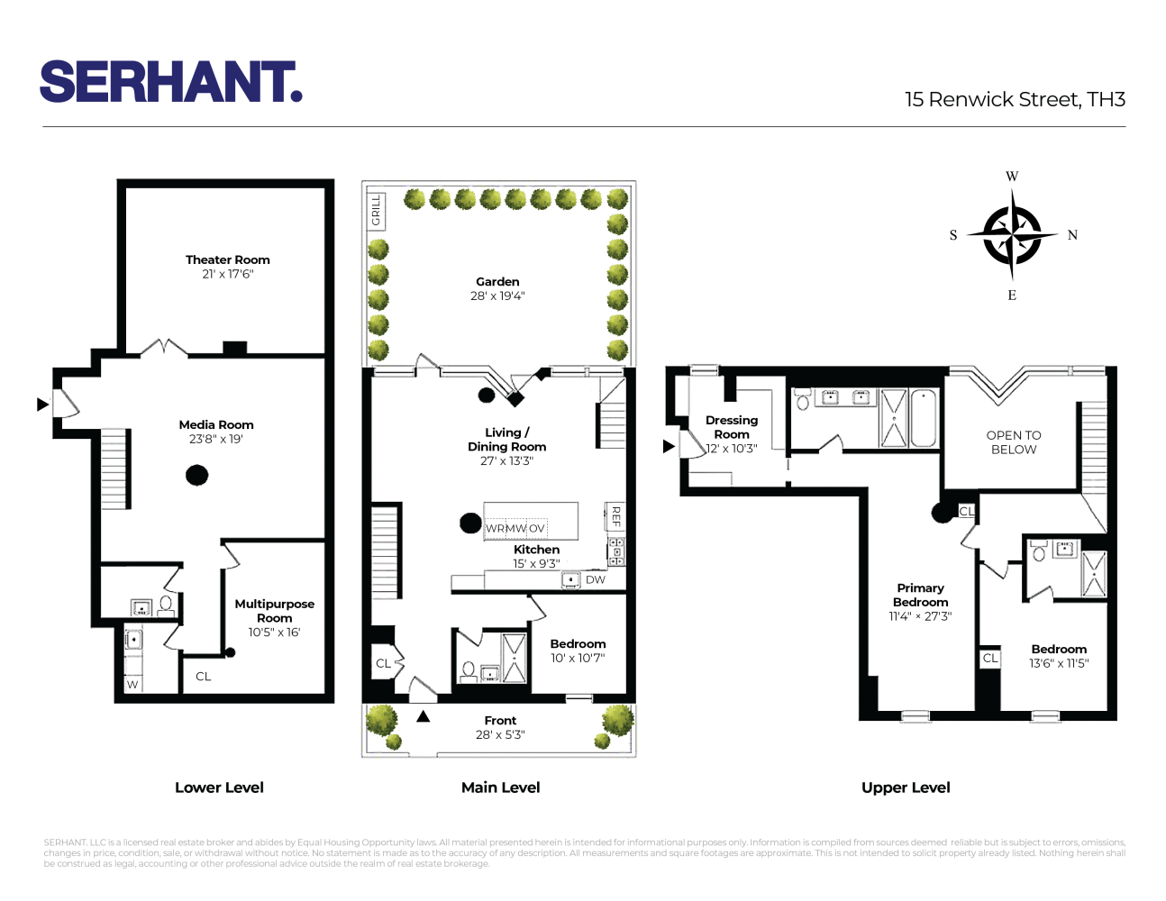 15 RENWICK Street TH3