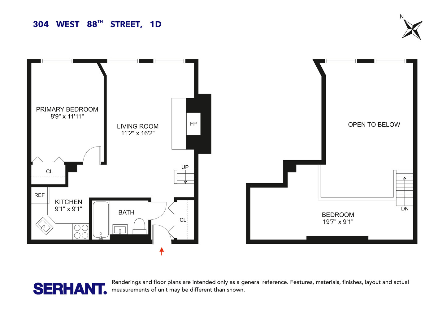 304 W 88TH Street 1D