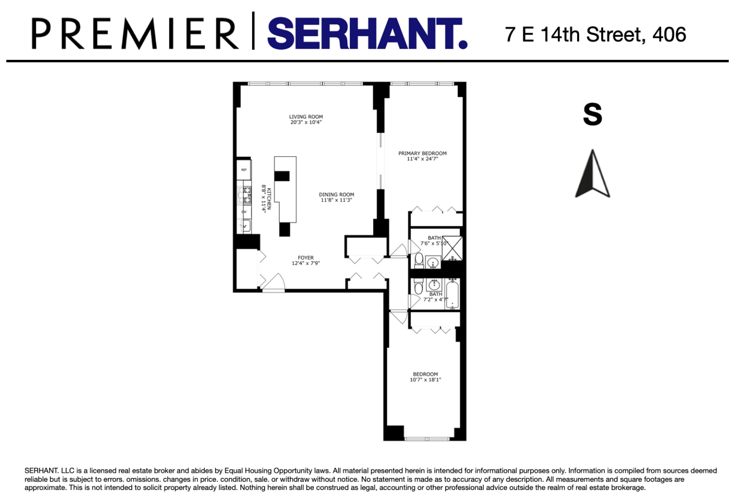 7 E 14TH Street 406