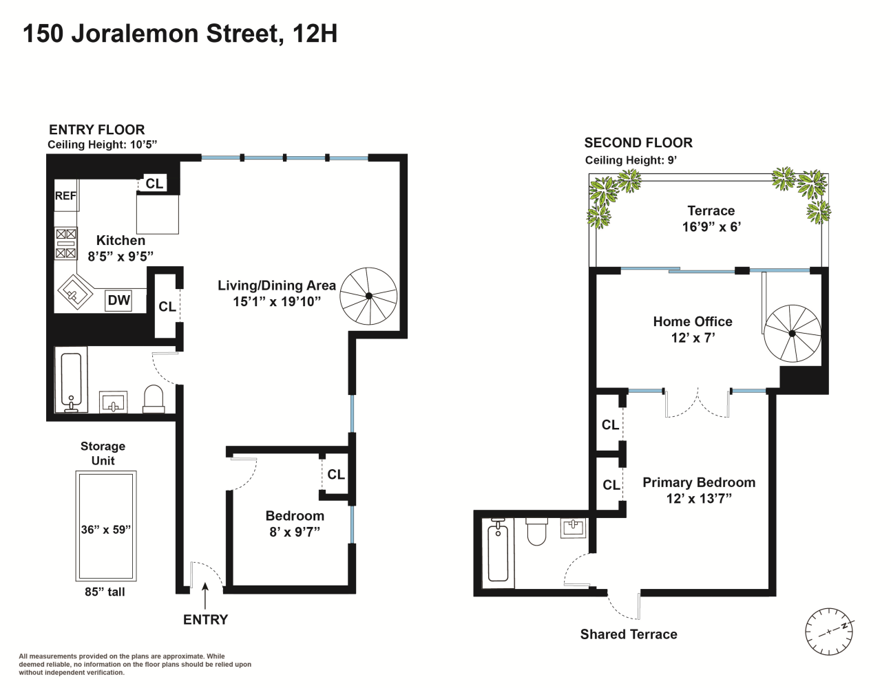 150 JORALEMON Street 12H