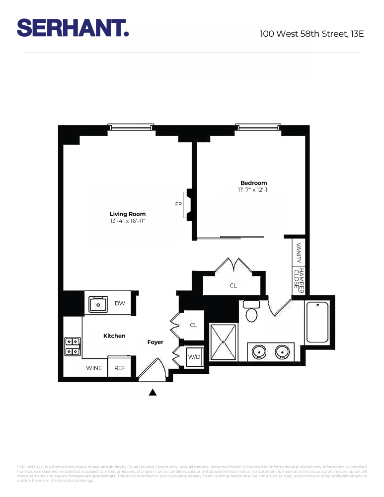 100 W 58TH Street 13E